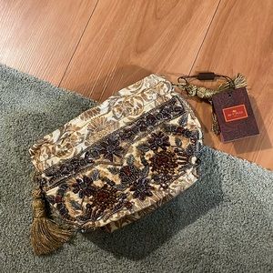 Etro drawstring bag embroidered